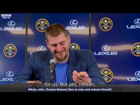 NIKOLA JOKIC AFTER TONIGHTS BIG WIN AGIANST LUKA & MAVERICKS WITH MONSTER TRIPLE DOUBLE (37,18,15 )