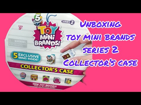 Toy Mini Brands Series 2 Collector’s Case | Unboxing