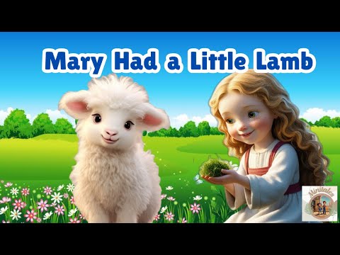 Mary Had a Little Lamb | 🐑 🐑 | Classic Nursery Rhyme | Animated Children's Song"