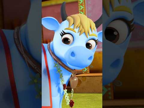 Gaiya Meri Animals Song, गैया मेरी गईया #shorts #hindirhymes #cowfarm #love #family #shortvideo