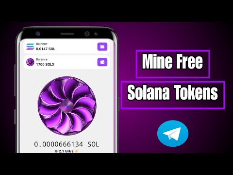 Mine Free Solana Tokens From This Telegram Bot