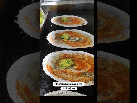 Masala Dosa|Shashi tatte idly|Ghee masala Dosa|Bengaluru famous Dosa #food #southindian #dosa