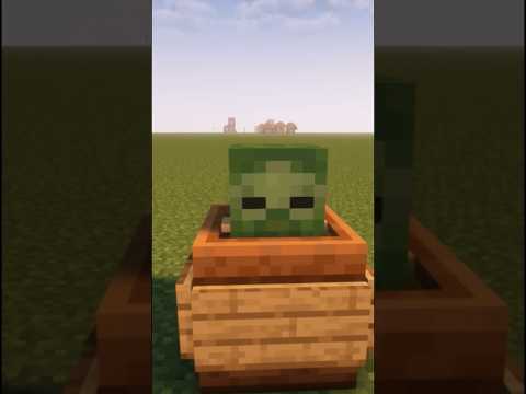 Zombie prank in Minecraft! #shorts #minecraftshorts