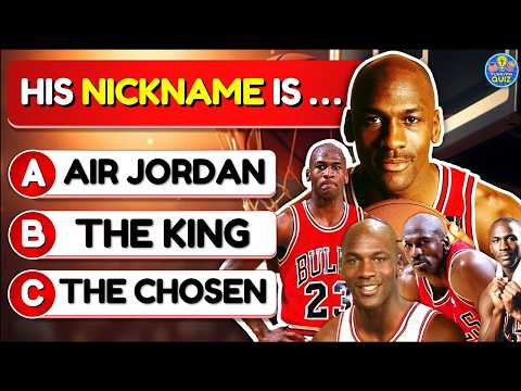 "MICHAEL JORDAN" QUIZ!🏀 | How Much Do You Know About "MICHAEL JORDAN"? | QUESTIONS/TRIVIA