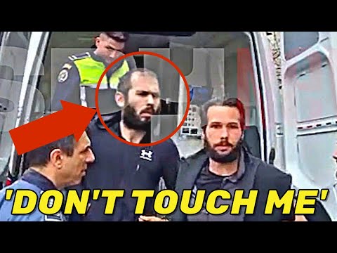 Andrew Tate ANGRY Leaving Police Station (New Video)