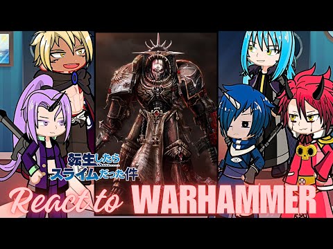 Rimuru Tempest react to warhammer 40k as demon lord | Gacha life 2 reaction | slime | Titanicus