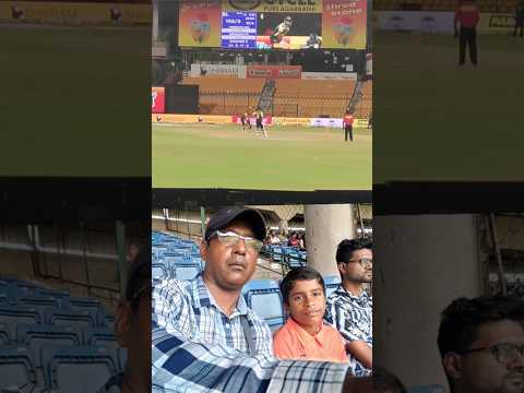 Watching kpl match in stadium 🏟️🏏 #cricket #match #youtubeshorts