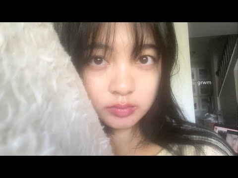 GRWM: “No Makeup” Makeup, Everyday Makeup for a Productive Day + cutting my bangs !