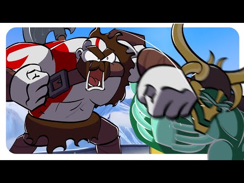 Boss Fight in God of War Ragnarok (Animation)