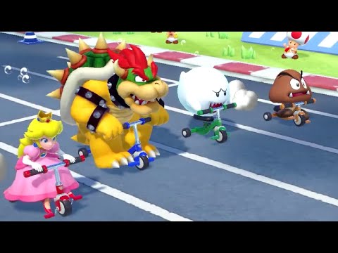 Super Mario Party Minigames - Peach vs Bowser + Minions