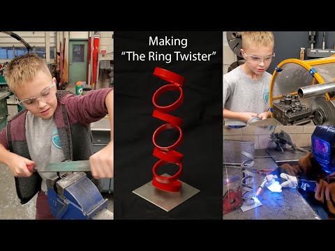 Making of "The Ring Twister". Art Metal project by Ryan