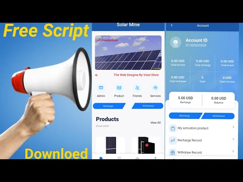 How to crear power bank maining script free install an freee script download link।