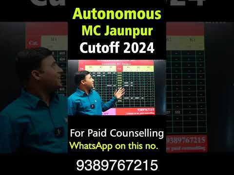 Autonomous Medical College Jaunpur Cutoff #neet2024 #shorts #chandrahassir