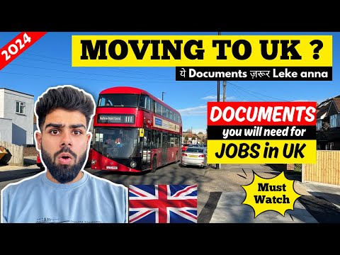 Moving to UK🇬🇧 - Bring these Documents for Guaranteed Jobs | How to Find Part-Time Jobs in UK 2024