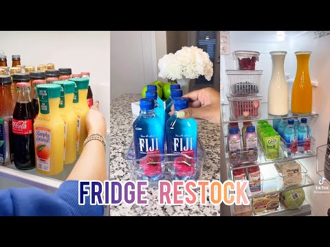 Fridge Restock and Organize TikTok Compilation #1 ✨