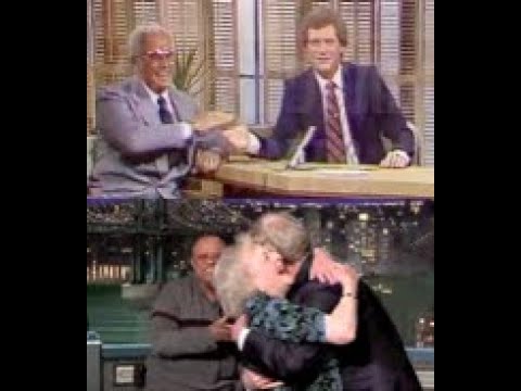 Allen Ludden and Betty White with David Letterman, 1978-2012