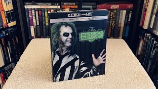 Beetlejuice Beetlejuice 4K UHD REVIEW + Unboxing / Menu | Michael Keaton | Tim Burton