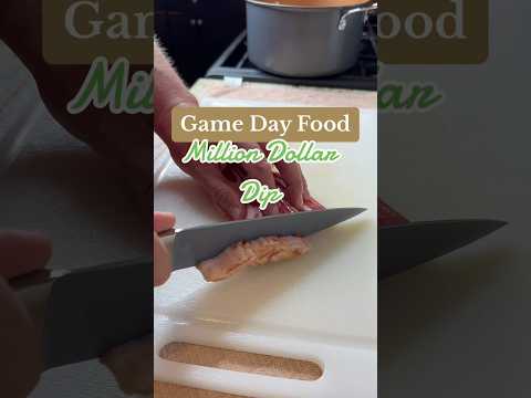 Game Day Food Idea 🏈 How To Make Million Dollar Dip For Potluck Recipe #shorts #recipeideas