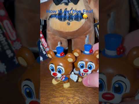 How to get free fnaf mystery minis! (Totally not fake) #mysteryminis #fivenightsatfreddys #freddy