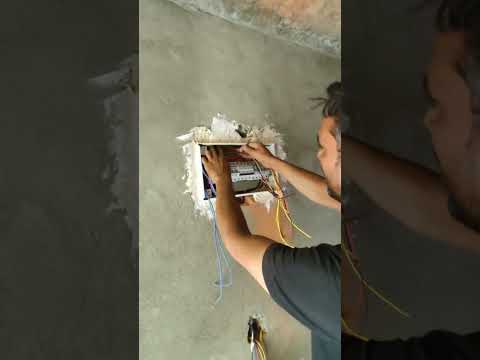 wiring process #work #electricalwork #wiring #installation #trendingshorts #shorts