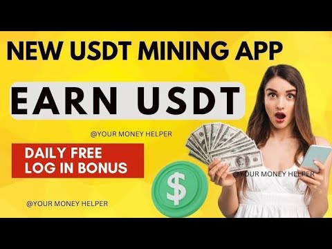 New usdt mining app❤️ | Earn usdt | Daily free usdt Earning | Daily free Tron mining | Crypto girl