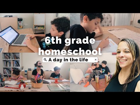 Homeschooling 6th grade Day in the Life