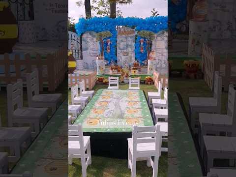 Amazing pooh theme birthday party decorations #birthday