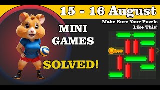 Hamster Kombat Mini Game 15 August