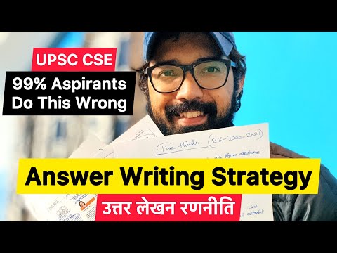 Answer Writing Strategy For UPSC CSE