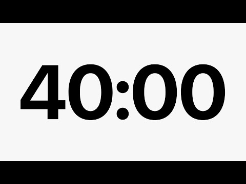 40 Minute Timer