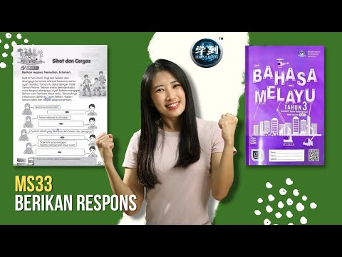 【BM Tahun 3】Buku Aktiviti Jilid 1 MS 33 |  Berikan Respons【学到】|  ANGELIA