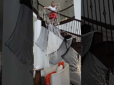 Must-Have Halloween Decor - Large Spider Web