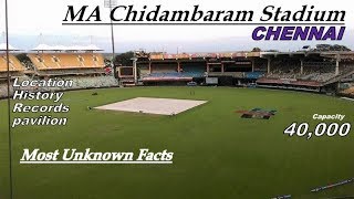 M.A.Chidambaram Stadium,Chepauk I Chennai II Capacity, History, Records II @sportstk2907