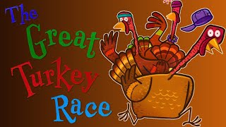 🦃 The Great Turkey Race 🤣 Kids Book Thanksgiving Short Funny Read Aloud