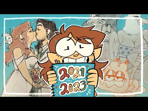 It Took Me 3 YEARS to Fill This | Sketchbook Tour 2021-2023