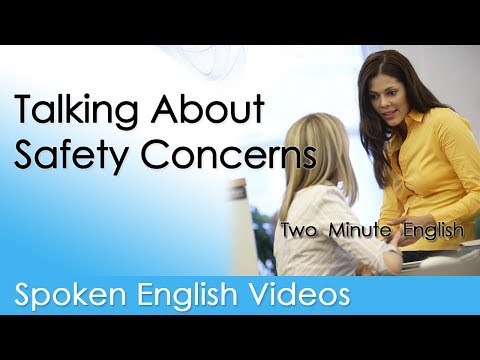 Simple English Lesson - Safety Concerns - Online English Classes