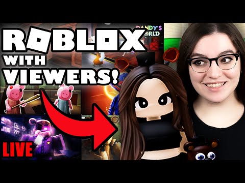 🔴LIVE: ROBLOX HORROR GAMES!! (and DTI later)