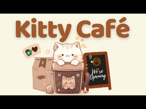 Kitty Coffee Shop ☕ 1 Hr Songs 😽 lofi chill 【Cute lofi music mix】 🥞 study/aesthetic/chill/relax ♪