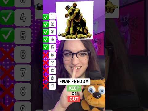 FNAF FREDDY KEEP OR CUT! #fnaf #fnaffreddy #fivenightsatfreddys #ranking