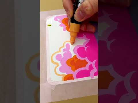 Watch me draw a magical scene using Felt Pens 🤩🖍️ What do you think? #drawingtutorial #feltpens #art