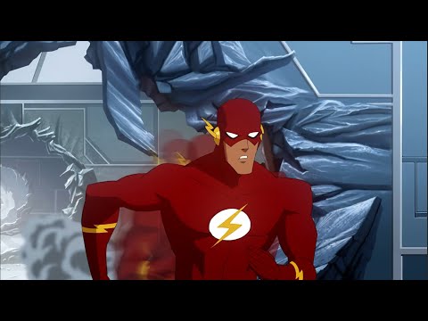 The Flash (Wally West) Powers and Fight Scenes - Justice League: Crisis On Two Earths