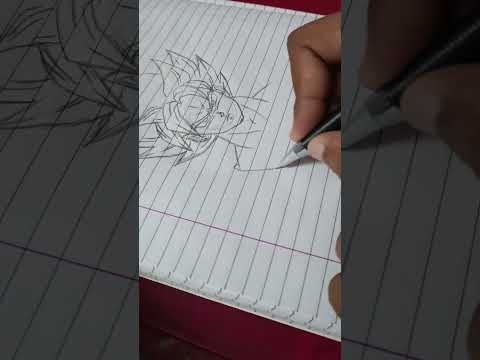 Drawing Goku Step by Step ✨🌟 #shorts  #goku #drawing #art #dbs #dbz #anime #animeart #dragonball