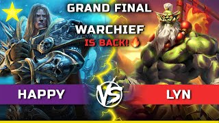 WC3 | Warchief vs Emperor! Grand Final Battle of Legends! | Happy vs Lyn | Divine Dragon Cup - S1