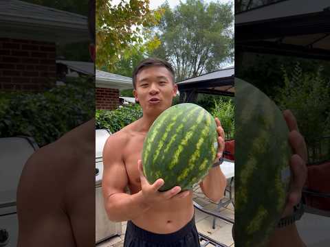 Eating a 15lb watermelon