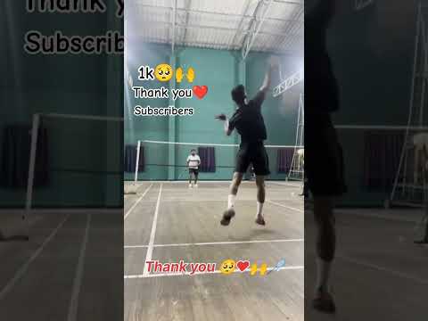 Thanks to all ❤🏸🥺for 1k family#badminton  #subscribers  #ytshorts #thanksyoutube #shorts