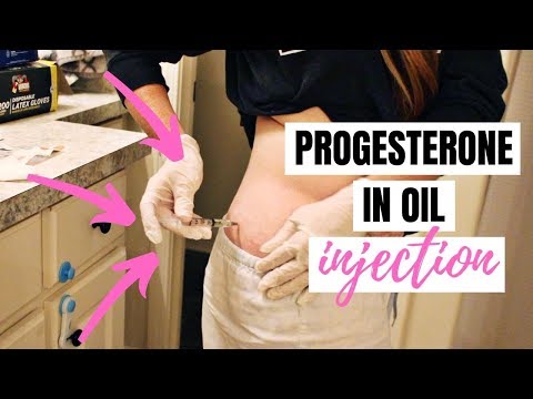 PROGESTERONE IN OIL INJECTIONS // HOW TO GIVE YOURSELF PIO SHOT // IVF JOURNEY 2019 // DENAE LYNN