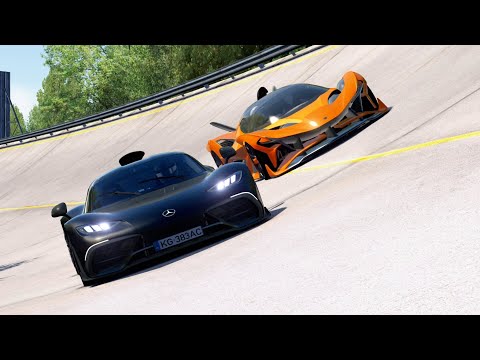 Mercedes-AMG One vs Apollo Project EVO at Monza Full Course