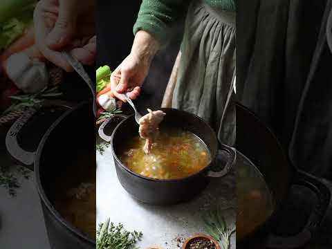 Homemade Chicken Noodle Soup!🍁🍂