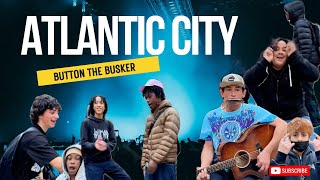 FLASH MOB SAN FRANCISCO SKATER STYLE!!! One Man Band crushes Bruce Springsteen's 'Atlantic City'