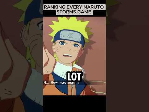 Ranking EVERY Naruto Ultimate Ninja storm game in a minute#fyp